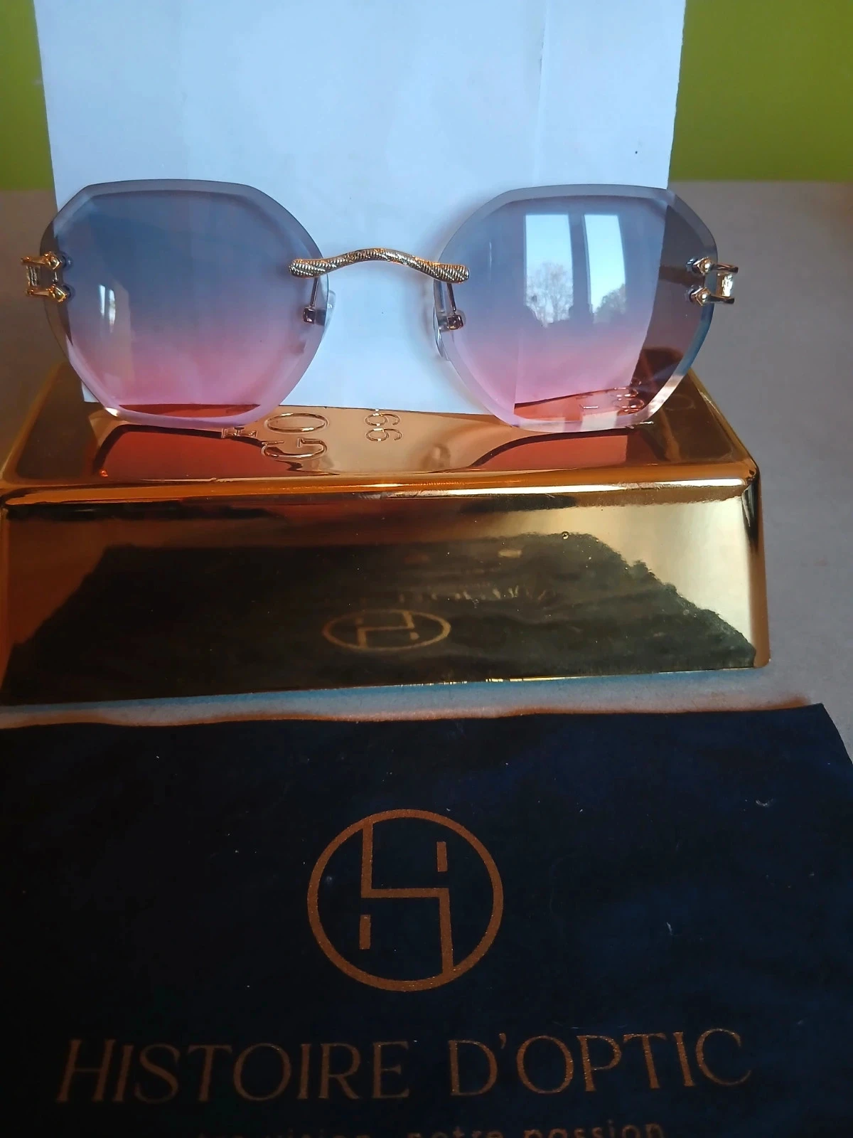 Lunettes de Soleil Luxe "Full Set" - Histoire d'Optic - Style Hip-Hop/Chic